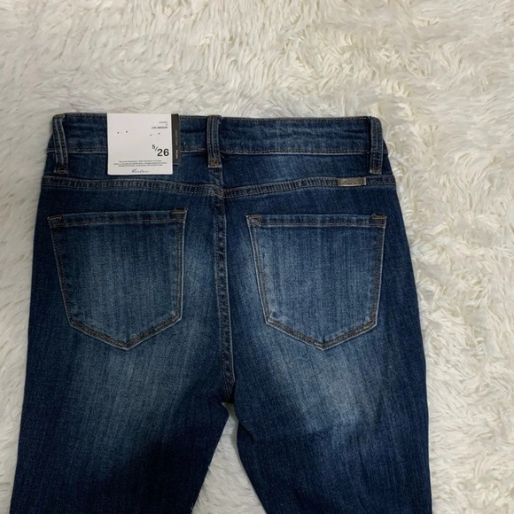 KANCAN jeans Mid Rise Ankel Destoyed Skinny Jeans, 5/26. New with tag - Picture 8 of 16